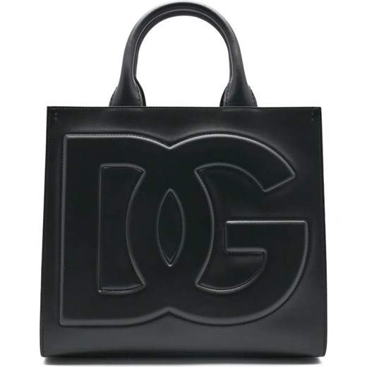 Dolce Gabbana Skórzana shopperka Dolce Gabbana Uniwersalny Gomez Fashion Store