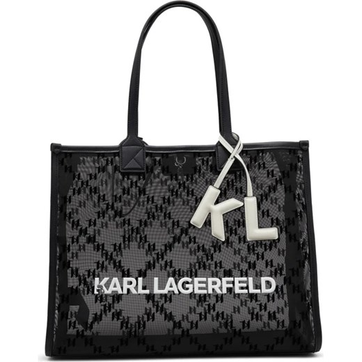 Karl Lagerfeld Shopperka k/skuare lg tote mono flock ze sklepu Gomez Fashion Store w kategorii Torby Shopper bag - zdjęcie 163944719