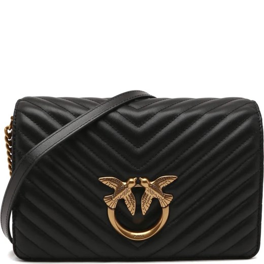 Pinko Skórzana torebka na ramię LOVE CLICK CLASSIC SHEEP NAPPA Pinko OS Gomez Fashion Store