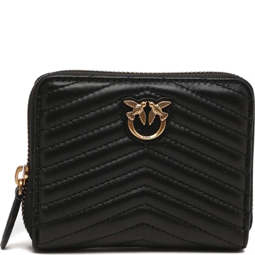 Pinko Skórzany portfel TAYLOR ZIP AROUND SHEEP NAPPA Pinko OS Gomez Fashion Store