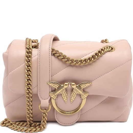 Pinko Skórzana torebka na ramię LOVE MINI PUFF CL PLTT ze sklepu Gomez Fashion Store w kategorii Kopertówki - zdjęcie 163945438