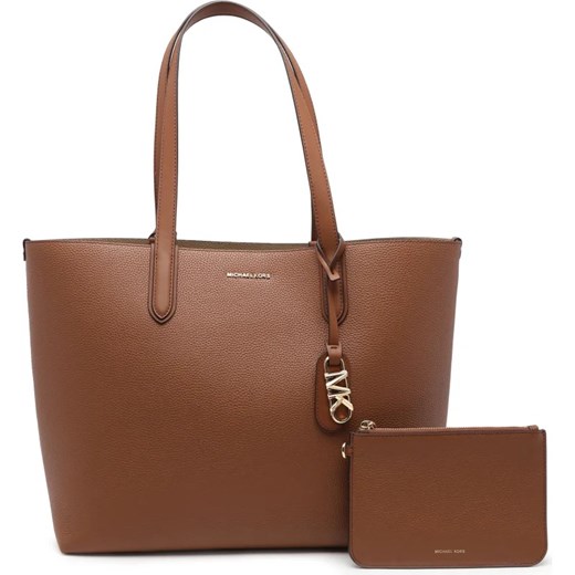 Shopper bag brązowa Michael Kors skórzana