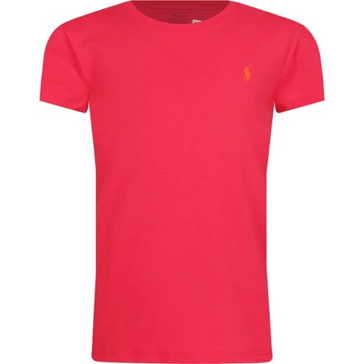 POLO RALPH LAUREN T-shirt | Regular Fit ze sklepu Gomez Fashion Store w kategorii Bluzki dziewczęce - zdjęcie 163946046