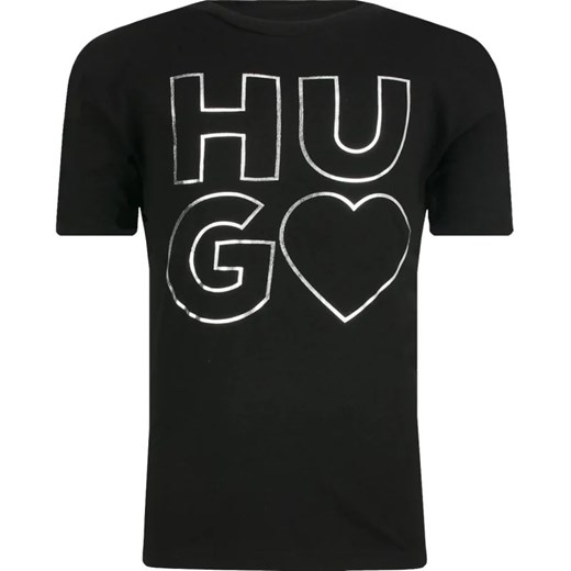 Bluzka dziewczęca Hugo Kids 