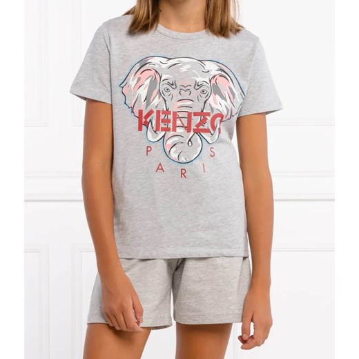 KENZO KIDS T-shirt | Regular Fit ze sklepu Gomez Fashion Store w kategorii Bluzki dziewczęce - zdjęcie 163947135