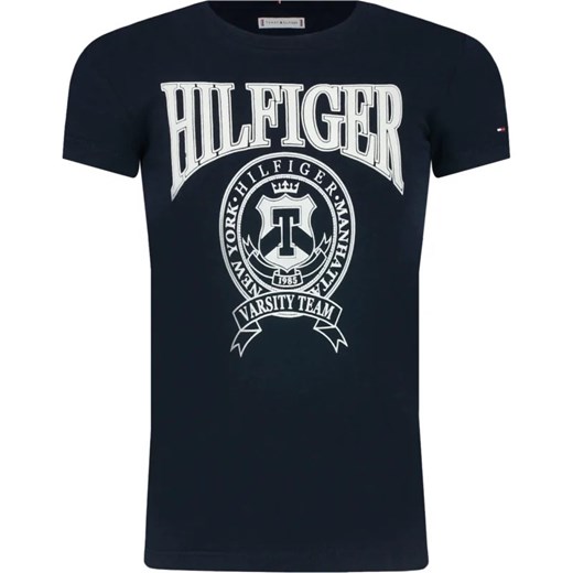 Tommy Hilfiger T-shirt | Regular Fit ze sklepu Gomez Fashion Store w kategorii Bluzki dziewczęce - zdjęcie 163947146