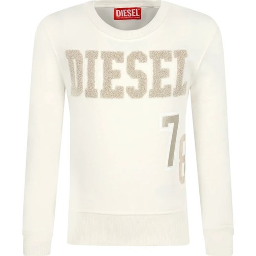 Diesel Bluza | Regular Fit ze sklepu Gomez Fashion Store w kategorii Bluzy dziewczęce - zdjęcie 163947205