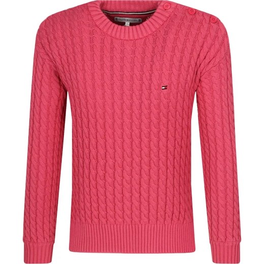 Tommy Hilfiger Sweter | Regular Fit ze sklepu Gomez Fashion Store w kategorii Swetry dziewczęce - zdjęcie 163947277