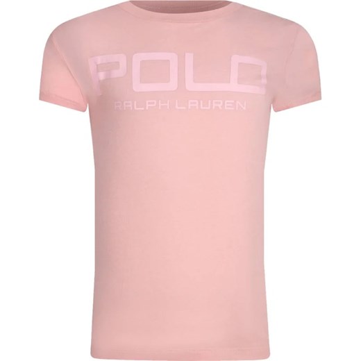 POLO RALPH LAUREN T-shirt | Regular Fit ze sklepu Gomez Fashion Store w kategorii Bluzki dziewczęce - zdjęcie 163947615
