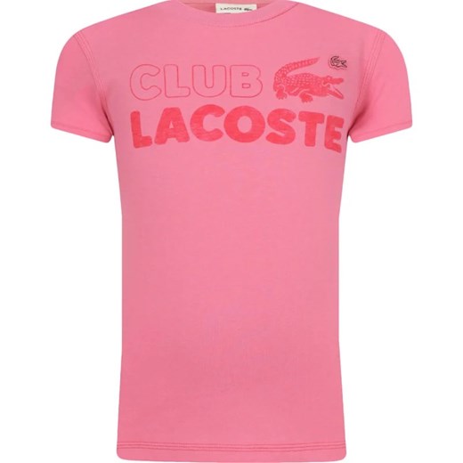 Lacoste T-shirt | Regular Fit ze sklepu Gomez Fashion Store w kategorii Bluzki dziewczęce - zdjęcie 163947818