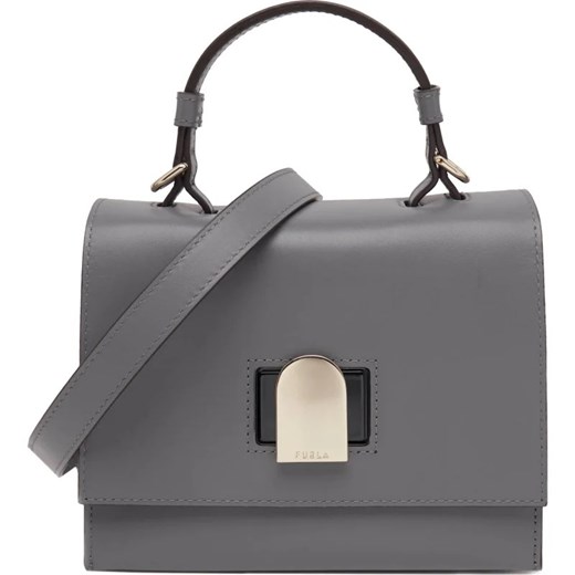 Furla Skórzany kuferek emma mini top handle Furla OS wyprzedaż Gomez Fashion Store
