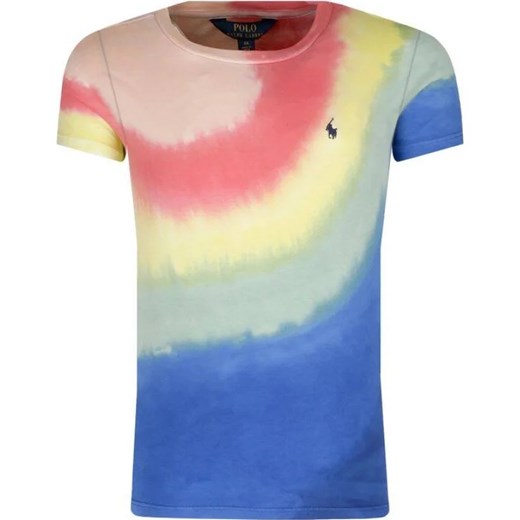POLO RALPH LAUREN T-shirt | Regular Fit ze sklepu Gomez Fashion Store w kategorii Bluzki dziewczęce - zdjęcie 163948276