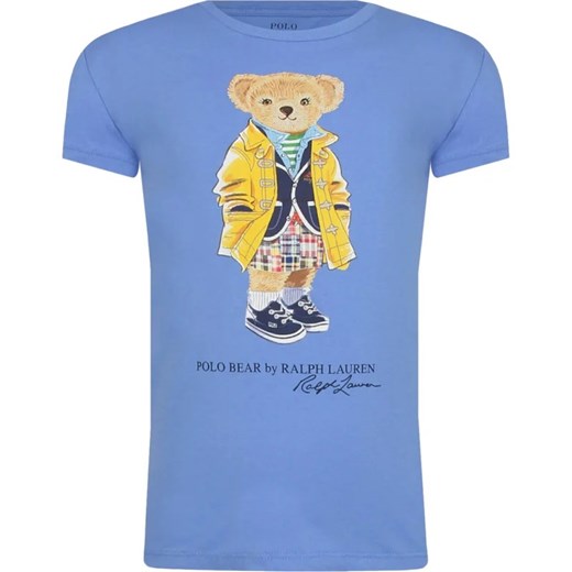POLO RALPH LAUREN T-shirt | Regular Fit ze sklepu Gomez Fashion Store w kategorii Bluzki dziewczęce - zdjęcie 163948768