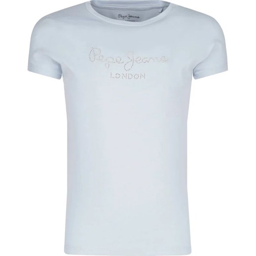 Pepe Jeans London T-shirt NURIA | Regular Fit ze sklepu Gomez Fashion Store w kategorii Bluzki dziewczęce - zdjęcie 163948838
