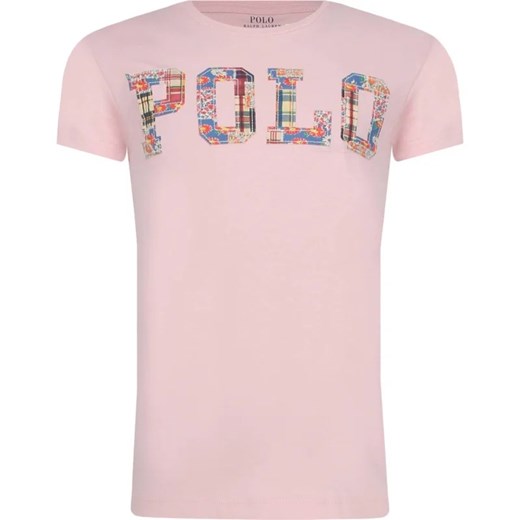 POLO RALPH LAUREN T-shirt | Regular Fit ze sklepu Gomez Fashion Store w kategorii Bluzki dziewczęce - zdjęcie 163948867