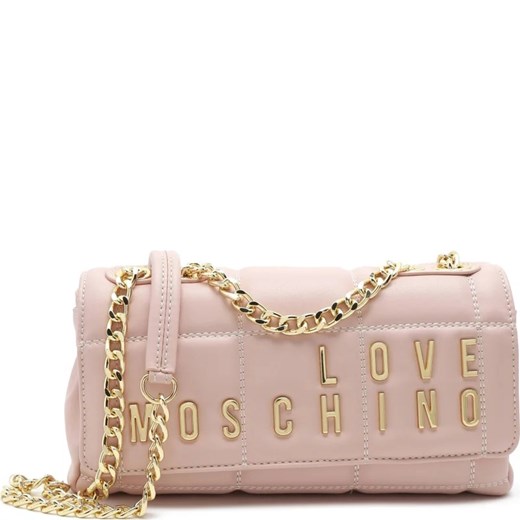 Kopertówka Love Moschino elegancka niemieszcząca a4 ze skóry ekologicznej