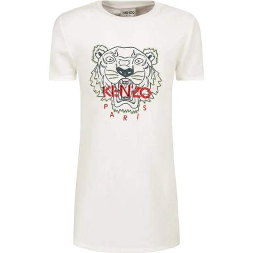 Sukienka dziewczęca Kenzo Kids bawełniana 
