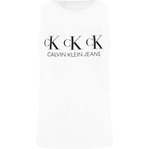 Bluzka dziewczęca Calvin Klein bawełniana