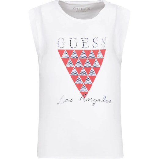 Guess T-shirt | Regular Fit ze sklepu Gomez Fashion Store w kategorii Bluzki dziewczęce - zdjęcie 163949257
