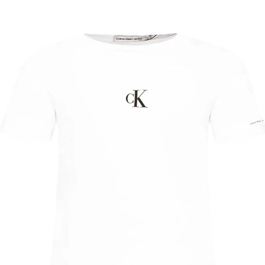 CALVIN KLEIN JEANS T-shirt | Regular Fit ze sklepu Gomez Fashion Store w kategorii Bluzki dziewczęce - zdjęcie 163949289
