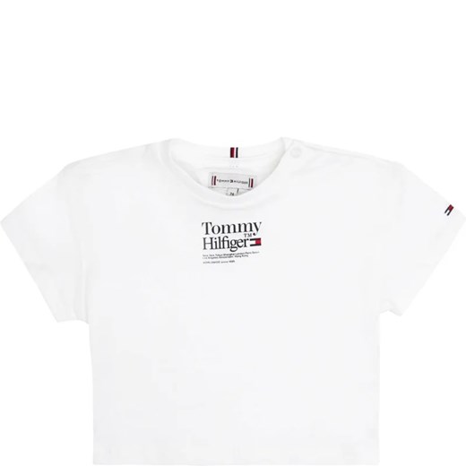 Tommy Hilfiger T-shirt | Regular Fit ze sklepu Gomez Fashion Store w kategorii Bluzki dziewczęce - zdjęcie 163949298