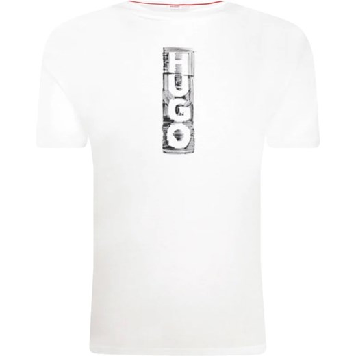 HUGO KIDS T-shirt | Regular Fit ze sklepu Gomez Fashion Store w kategorii Bluzki dziewczęce - zdjęcie 163949306