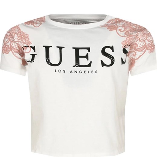 Guess T-shirt | Regular Fit ze sklepu Gomez Fashion Store w kategorii Bluzki dziewczęce - zdjęcie 163949329