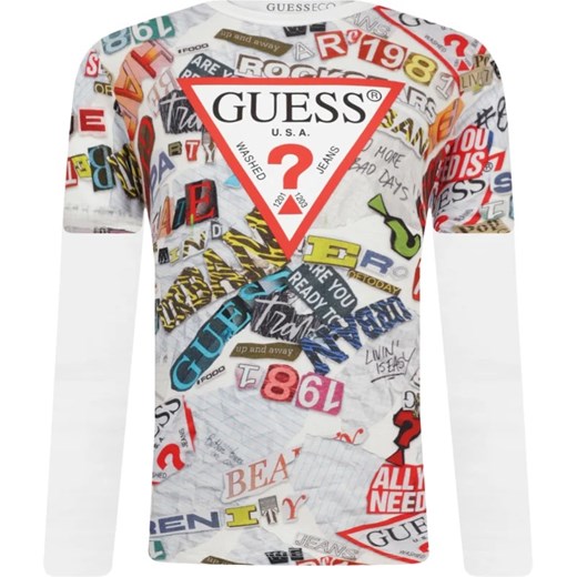 Bluzka dziewczęca Guess bawełniana
