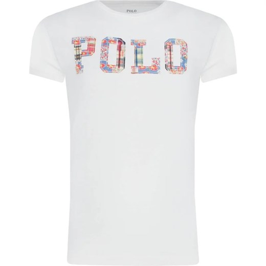 POLO RALPH LAUREN T-shirt | Regular Fit ze sklepu Gomez Fashion Store w kategorii Bluzki dziewczęce - zdjęcie 163949617