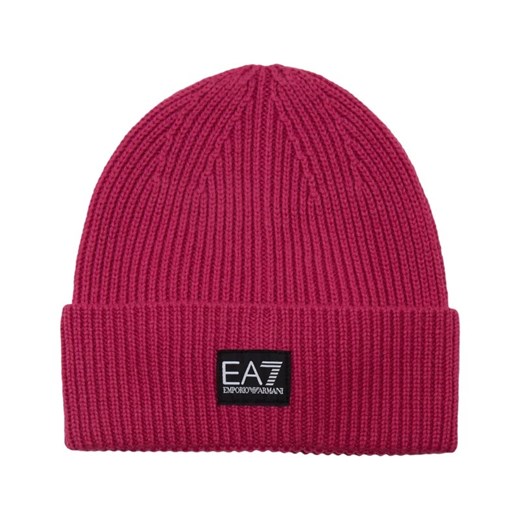 EA7 Czapka | z dodatkiem wełny M wyprzedaż Gomez Fashion Store
