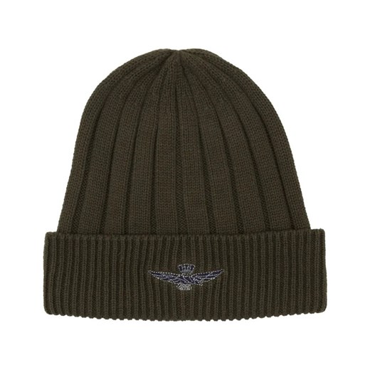 Czapka zimowa męska Aeronautica Militare zielona 