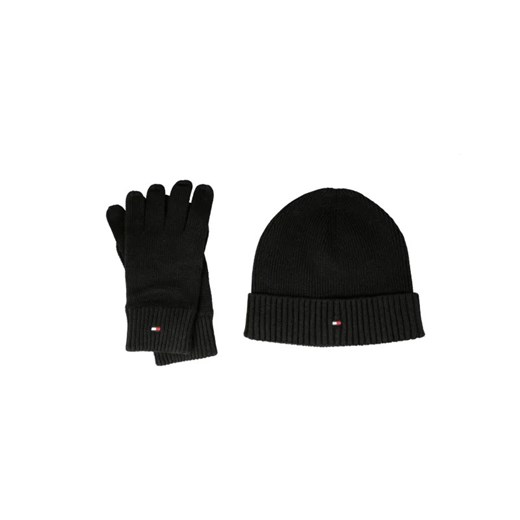 Tommy Hilfiger Czapka + rękawiczki | z dodatkiem kaszmiru ze sklepu Gomez Fashion Store w kategorii Czapki zimowe męskie - zdjęcie 163951518