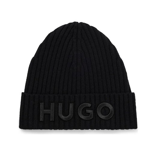 HUGO Wełniana czapka Unisex-X565-6 Uniwersalny Gomez Fashion Store