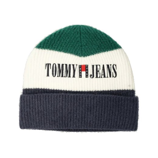 Tommy Jeans Czapka | z dodatkiem wełny ze sklepu Gomez Fashion Store w kategorii Czapki zimowe męskie - zdjęcie 163952417