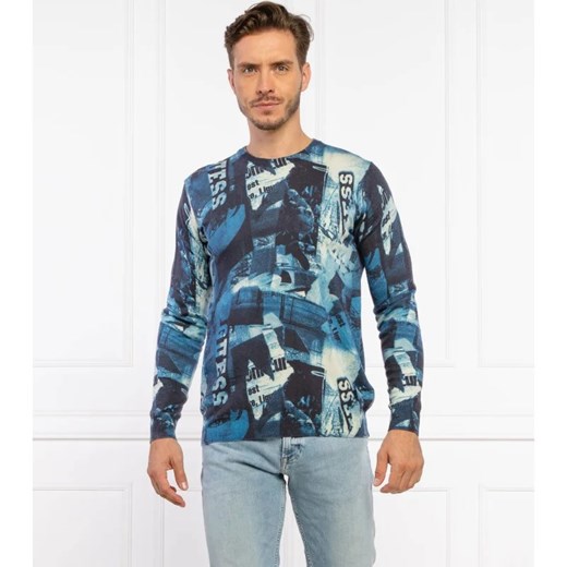 Sweter męski Guess bawełniany