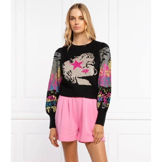 Twinset Actitude Sweter | Loose fit | z dodatkiem wełny Twinset Actitude S promocja Gomez Fashion Store