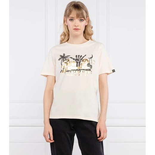 Superdry T-shirt ITAGO | Regular Fit ze sklepu Gomez Fashion Store w kategorii Bluzki damskie - zdjęcie 163953267