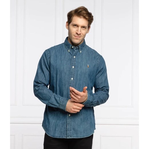 POLO RALPH LAUREN Koszula | Custom fit | denim ze sklepu Gomez Fashion Store w kategorii Koszule męskie - zdjęcie 163953488