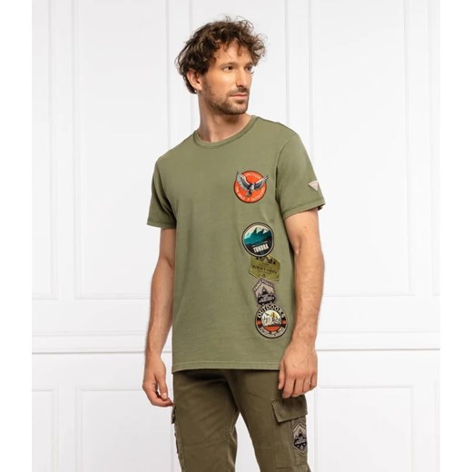 T-shirt męski Guess z bawełny z krótkim rękawem