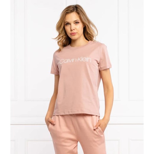 Calvin Klein T-shirt | Regular Fit ze sklepu Gomez Fashion Store w kategorii Bluzki damskie - zdjęcie 163953939