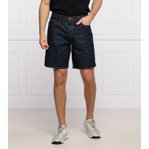 Emporio Armani Szorty | Regular Fit | denim Emporio Armani 46 wyprzedaż Gomez Fashion Store