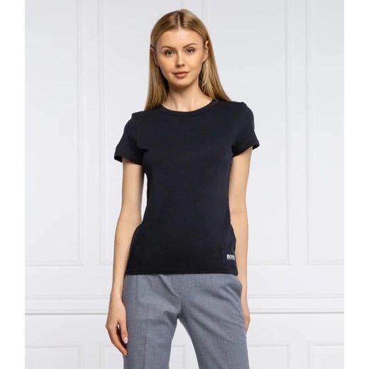 BOSS BLACK T-shirt Ecat | Regular Fit ze sklepu Gomez Fashion Store w kategorii Bluzki damskie - zdjęcie 163954505