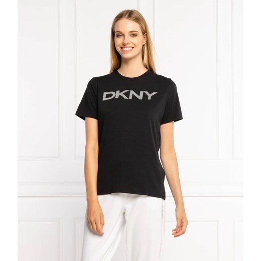 DKNY Sport T-shirt | Regular Fit ze sklepu Gomez Fashion Store w kategorii Bluzki damskie - zdjęcie 163954538