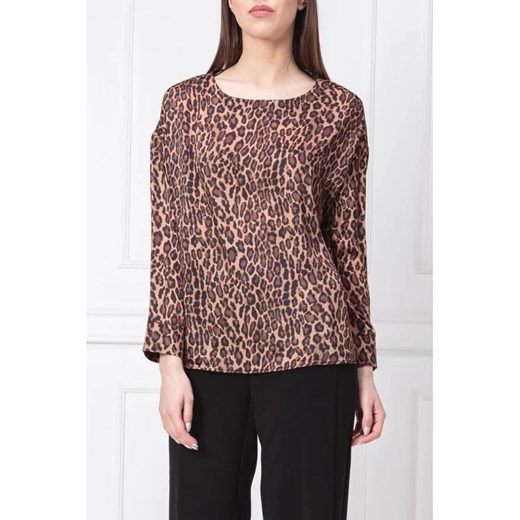 NA-KD Bluzka Leopard | Relaxed fit ze sklepu Gomez Fashion Store w kategorii Bluzki damskie - zdjęcie 163954539