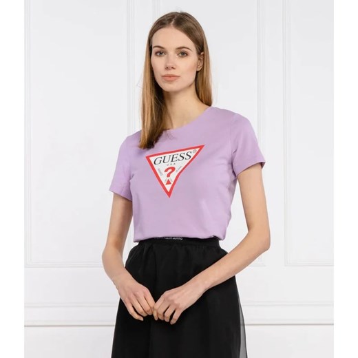 GUESS JEANS T-shirt ORIGINAL | Regular Fit S Gomez Fashion Store wyprzedaż