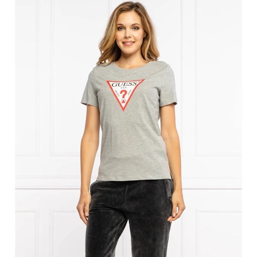 GUESS JEANS T-shirt ORIGINAL | Regular Fit S wyprzedaż Gomez Fashion Store