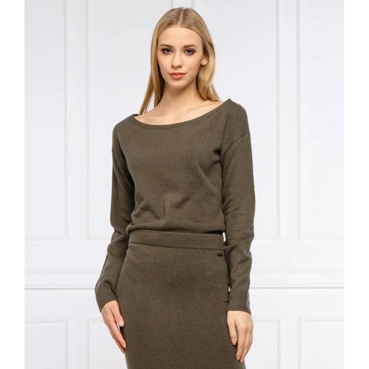 GUESS Sweter TANYA | Cropped Fit | z dodatkiem wełny ze sklepu Gomez Fashion Store w kategorii Swetry damskie - zdjęcie 163954987