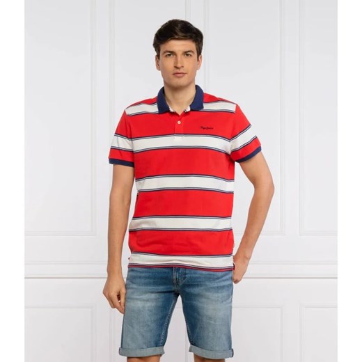 Pepe Jeans London Polo BENJI | Regular Fit | pique ze sklepu Gomez Fashion Store w kategorii T-shirty męskie - zdjęcie 163955125