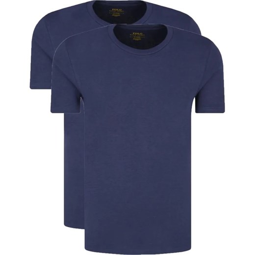 Granatowy t-shirt męski Polo Ralph Lauren bawełniany