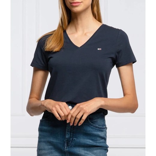 Tommy Jeans T-shirt | Skinny fit Tommy Jeans XL okazja Gomez Fashion Store